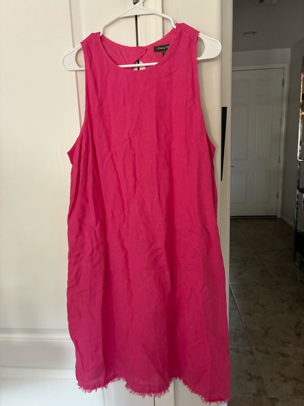 Tommy Bahama Hot Pink Sleeveless Shift Dress
